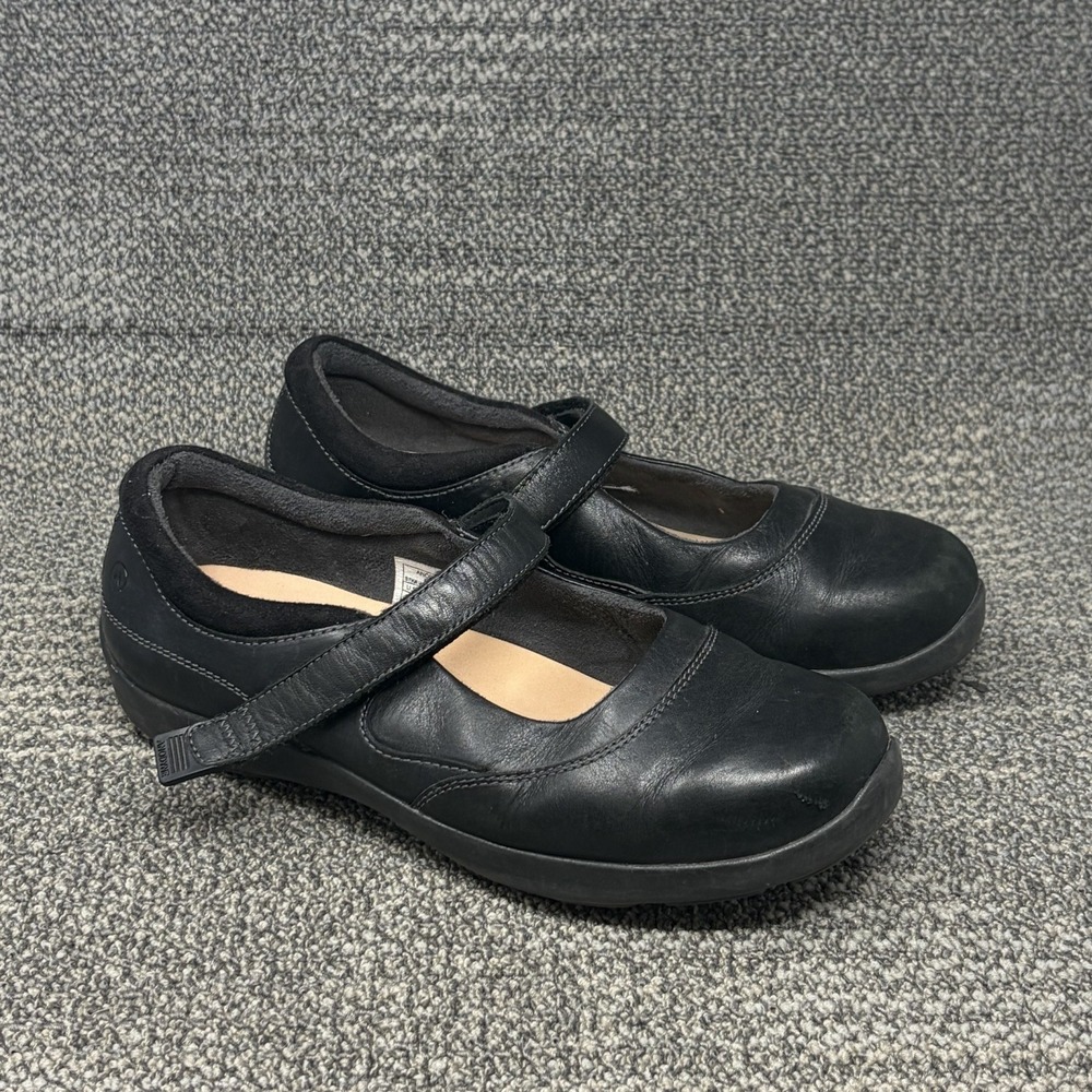 Anodyne No. 19 Womens 8.5 Wide Black Leather Mary Jane Comfort Shoes
